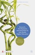 Cover: Research, Development, and Innovation in Asia Pacific Higher Education - Palgrave MacMillan
