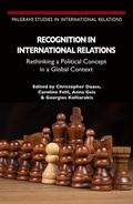 Cover: Recognition in International Relations - Palgrave Macmillan