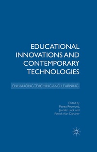 Enlarge image Cover: Educational Innovations and Contemporary Technologies - Palgrave Macmillan