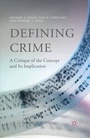 Cover: Defining Crime - Palgrave MacMillan