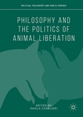 Cover: Philosophy and the Politics of Animal Liberation - Palgrave MacMillan