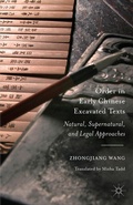 Cover: Order in Early Chinese Excavated Texts - Palgrave MacMillan