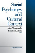 Cover: Social Psychology and Cultural Context - SAGE Publications Inc