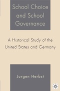 Cover: School Choice and School Governance - Palgrave MacMillan