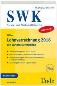 Abbildung von: SWK-Spezial Lohnverrechnung 2016 - Linde