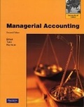 Cover: Managerial Accounting - Pearson