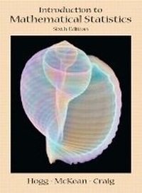 Enlarge image Cover: Introduction to Mathematical Statistics - Pearson