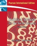 Cover: Statistical Methods for the Social Sciences - Pearson