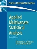 Cover: Applied Multivariate Statistical Analysis - Pearson