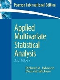 Enlarge image Cover: Applied Multivariate Statistical Analysis - Pearson