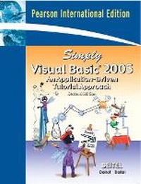 Abbildung von: Simply Visual Basic 2005 - Pearson