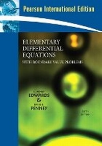 Enlarge image Cover: Elementary Differential Equations with Boundary Value Problems - Pearson