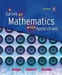 Cover: A Survey of Mathematics with Applications, Expanded Edition - Pearson