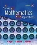 Cover: A Survey of Mathematics with Applications, Expanded Edition - Pearson