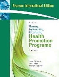Enlarge image Cover: Planning, Implementing, and Evaluating Health Promotion Programs - Pearson