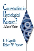 Cover: Contextualism in Psychological Research? - SAGE Publications Inc