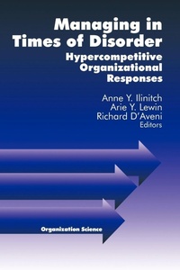 Enlarge image Cover: Managing in Times of Disorder - SAGE Publications Inc