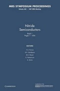 Cover: Nitride Semiconductors - Cambridge University Press