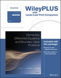 Enlarge image Cover: Elementary Differential Equations and Boundary Value Problems - Wiley