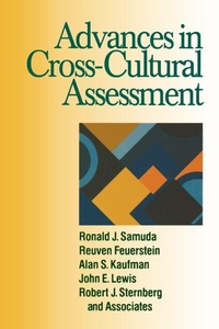 Enlarge image Cover: Advances in Cross-Cultural Assessment - SAGE Publications Inc