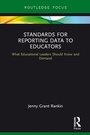 Cover: Standards for Reporting Data to Educators - Routledge
