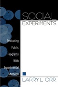Cover: Social Experiments - SAGE Publications Inc