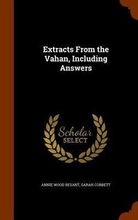 Enlarge image Cover: Extracts From the Vahan, Including Answers - Arkose Press