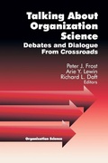 Cover: Talking about Organization Science - SAGE Publications Inc
