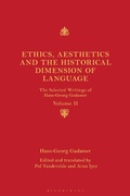 Cover: Ethics, Aesthetics and the Historical Dimension of Language - Bloomsbury Academic USA