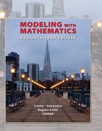 Enlarge image Cover: Modeling with Mathematics: A Fourth Year Course - W. H. Freeman