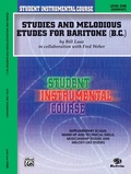 Cover: Student Instrumental Course: Studies and Melodious Etudes for Baritone (B.C.), Level I - Warner Bros. Publications Inc.,U.S.
