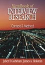 Cover: Handbook of Interview Research - SAGE Publications Inc
