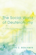 Cover: The Social World of Deuteronomy - Wipf & Stock Publishers
