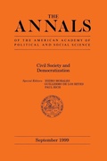 Cover: Civil Society and Democratization - SAGE Publications Inc
