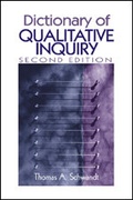 Cover: Dictionary of Qualitative Inquiry - SAGE Publications Inc