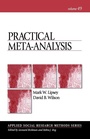 Cover: Practical Meta-Analysis - SAGE Publications Inc