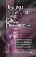 Cover: Beyond Individual and Group Differences - SAGE Publications Inc