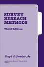 Cover: Survey Research Methods - SAGE Publications Inc