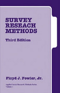Enlarge image Cover: Survey Research Methods - SAGE Publications Inc