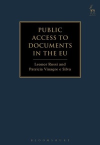 Abbildung von: Public Access to Documents in the EU - Hart Publishing