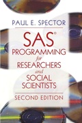 Cover: SAS Programming for Researchers and Social Scientists - SAGE Publications Inc