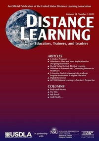 Enlarge image Cover: Distance Learning Magazine Vol 12 Issue 3 - Information Age Publishing