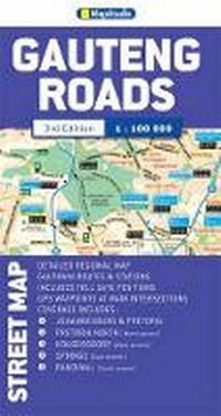 Abbildung von: Street map of Gauteng roads - Map Studio