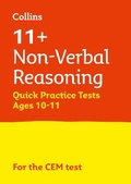 Cover: 11+ Non-Verbal Reasoning Quick Practice Tests Age 10-11 (Year 6) - Letts Educational