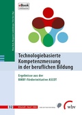 Cover: Technologiebasierte Kompetenzmessung in der beruflichen Bildung - wbv Media