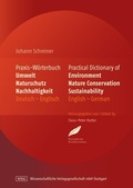 Cover: Praxis-W&ouml;rterbuch Umwelt, Naturschutz und Nachhaltigkeit - Wissenschaftliche Verlagsgesellschaft