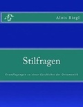 Cover: Stilfragen - Reprint Publishing