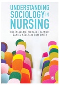 Cover: Understanding Sociology in Nursing - SAGE Publications Ltd