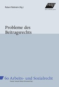 Cover: Probleme des Beitragsrechts - new academic press