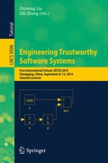 Cover: Engineering Trustworthy Software Systems - Springer